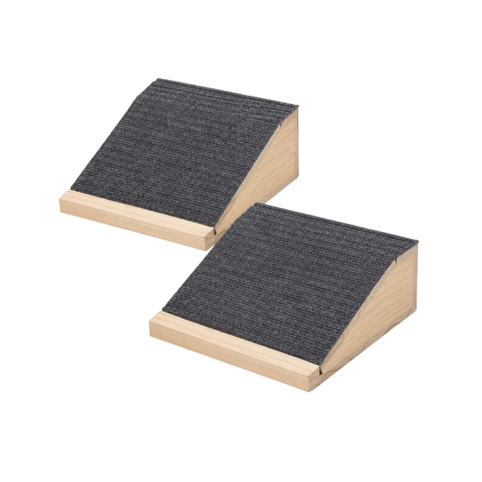 Low Angle Dog Stair Ramps, set of two