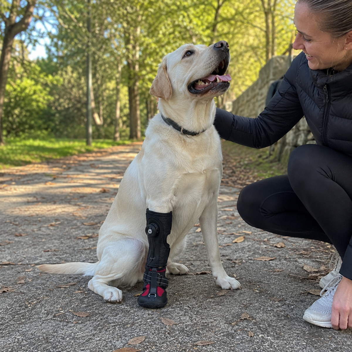 No Knuckling Dog Boot with Anti Slip Sole-The Pet Mobility Store