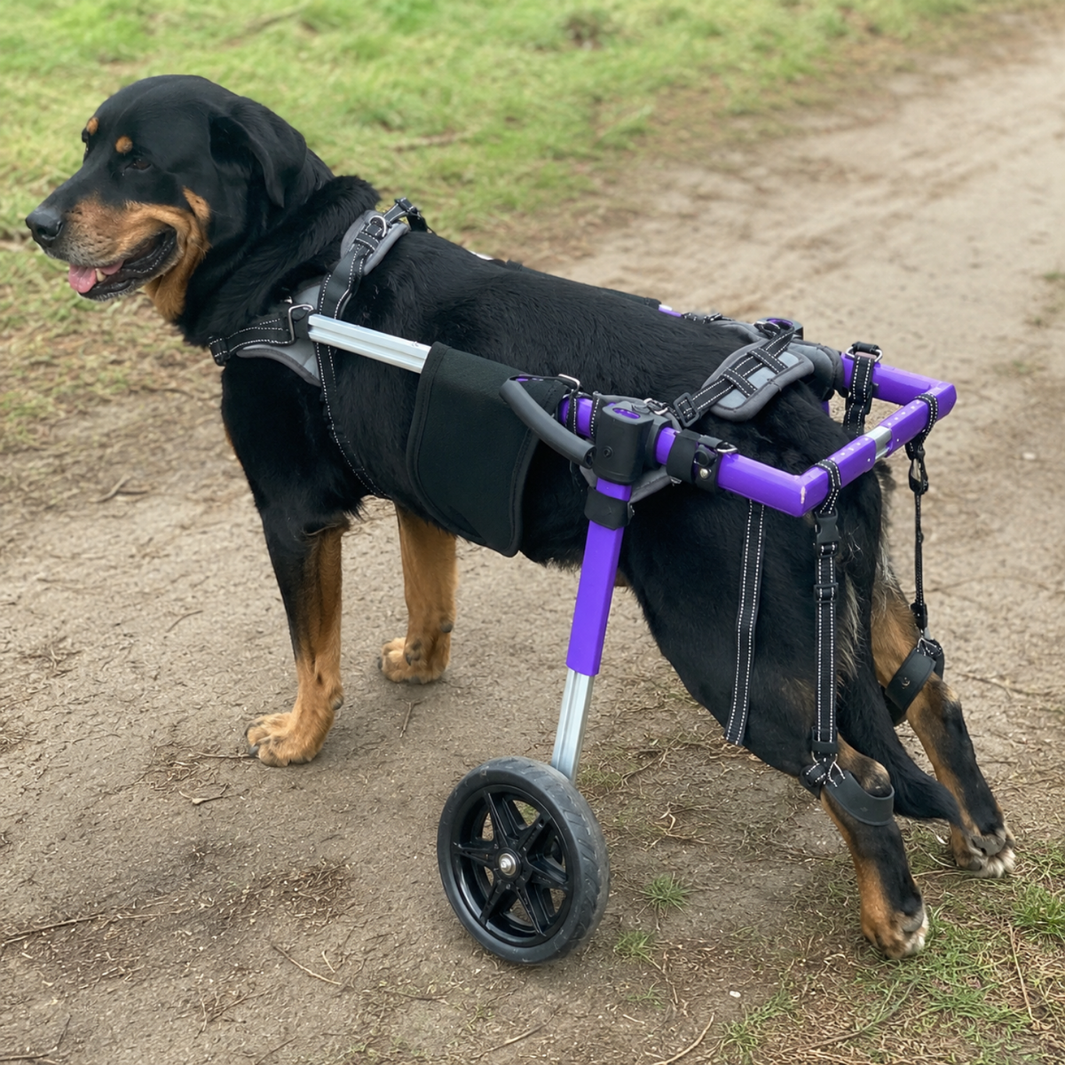 Heavy Duty Rear Support Dog Wheelchair, view 5