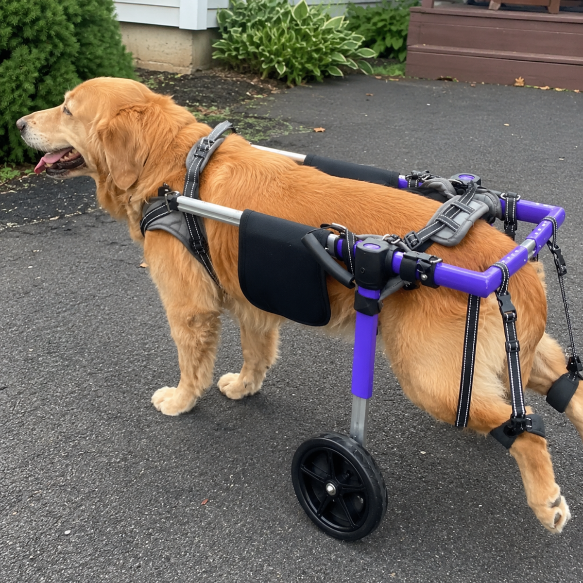 Heavy Duty Rear Support Dog Wheelchair, view 6